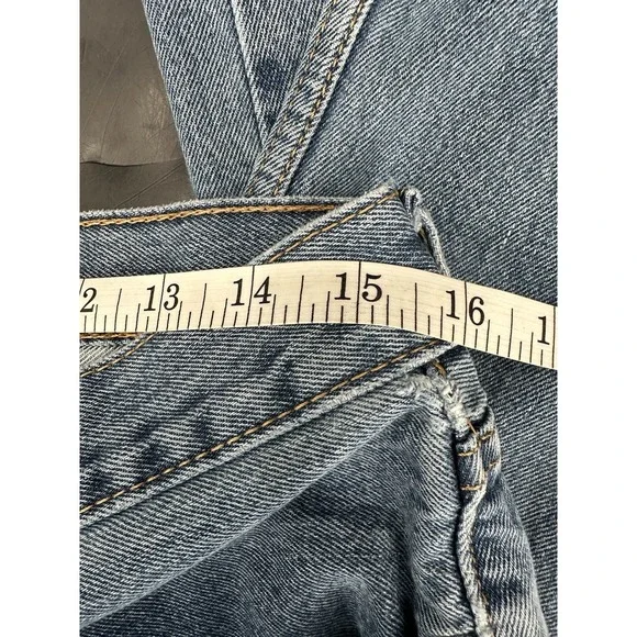 Levis 550 Relaxed Fit Tapered Leg Blue Denim Jeans Mens 34x29 Medium Wash - Picture 6 of 7